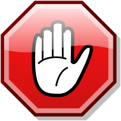 Fichier:Stop hand nuvola.svg